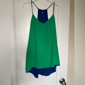 Green and Blue Women's Top